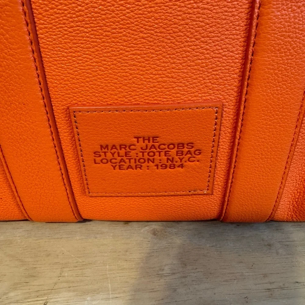 Marc Jacobs Bold Orange Tote Bag